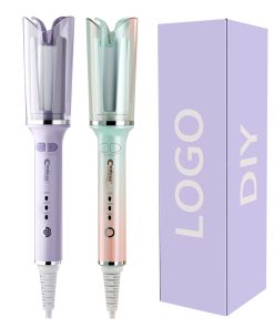 Custom OEM ODM New Transparent Professional Salon Auto Rotating Curling Fast Heating Negative Ion Automatic Hair Curler
