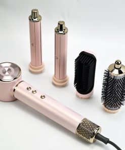 Fengmang OEM ODM Custom 5 in 1 Multifunction Salon Negative Ionic Brushless Motor High Speed Hair Dryer Styler L9